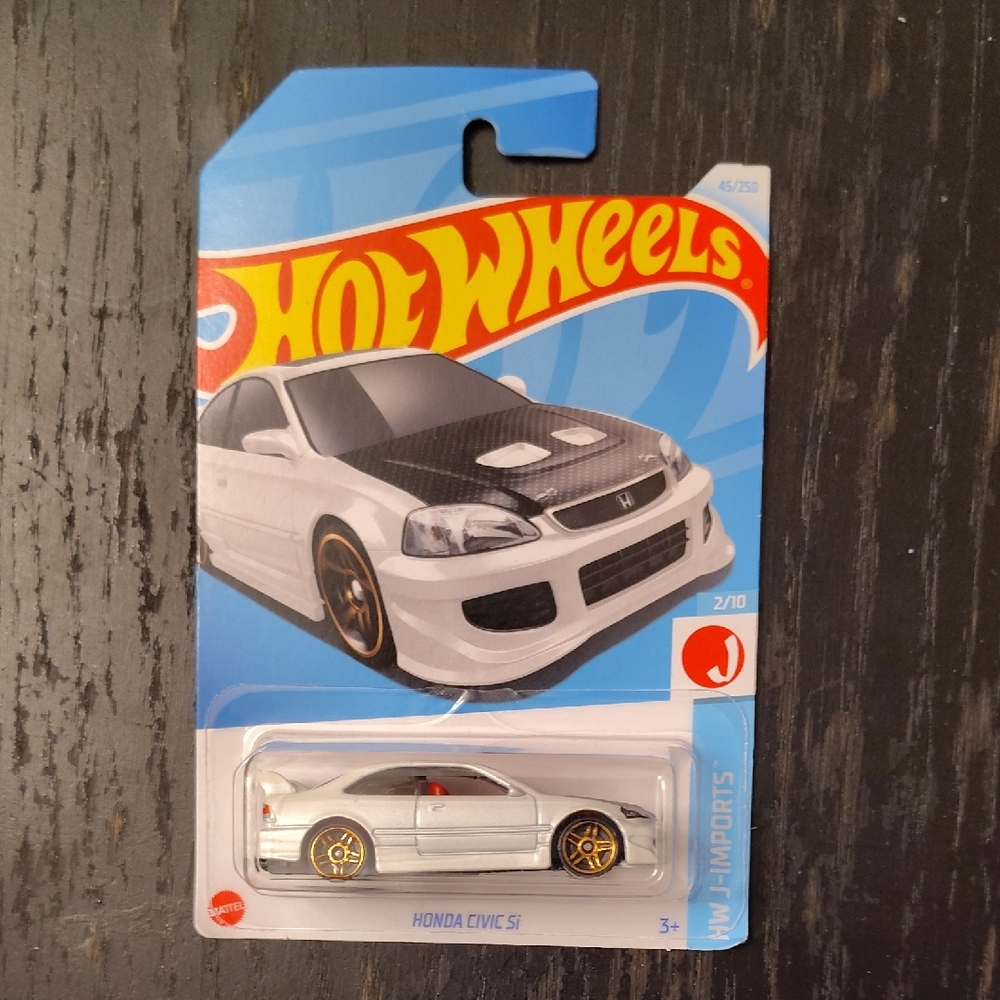 White Honda Civic Si Toy Car